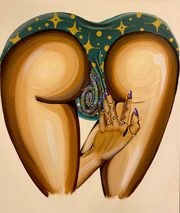 She holds the universe